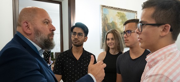 Marko Babić, during Visegrad Summer School 