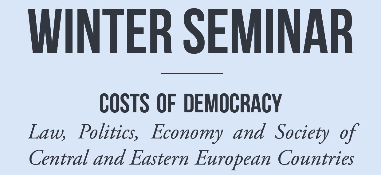 Call for Applications - Winter Seminar at Széchenyi István University Call for Applications - Winter Seminar at Széchenyi István University